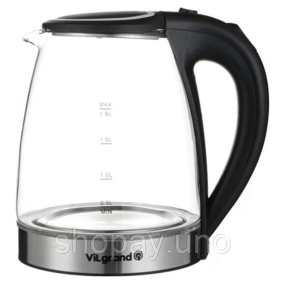 Электрочайник Vilgrand VL1188GK 1800Вт 1.8Л | Зображення 1