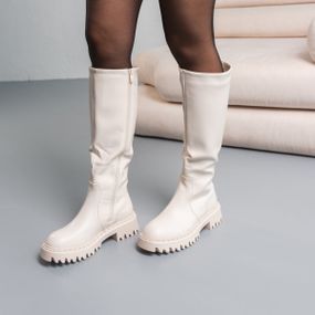 Чоботи жіночі Fashion Whitney 3839 41 розмір 26 см Молочний
