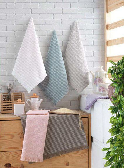 Набір кухонних рушників Saheser 40х60 см. Cocco 6 шт.