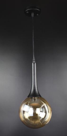 Люстра підвісна LOFT на 1 лампочку 27069 Чорний 40-110х17х17 см.