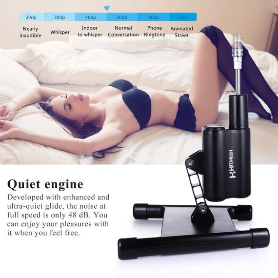 Смарт секс-машина Hismith AK-03 Sex Machine APP с фаллоимитатором, особо устойчивая, не требует сбор | Зображення 4