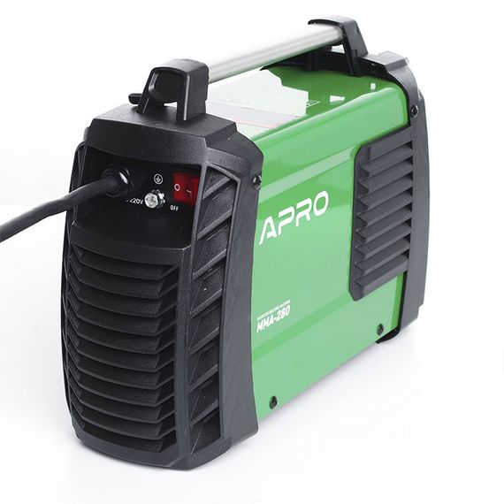 Сварочный аппарат инверторный APRO MMA-160, ел.5мм, + набор кабелей | Зображення 1