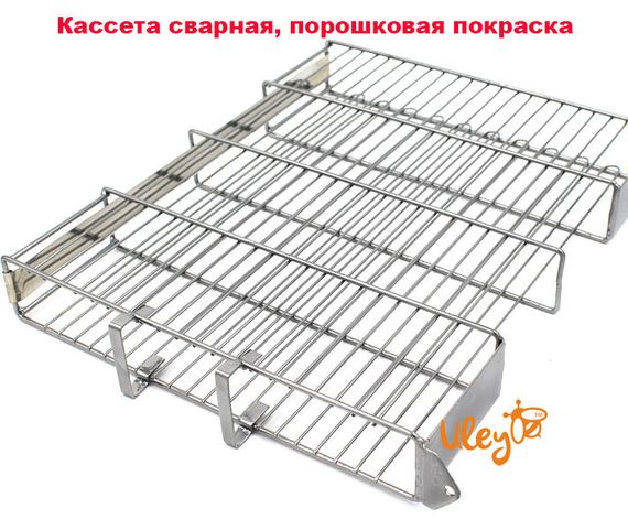 Медогонка 4-х Рамкову. Нержавіюча, Поворотна. Касети зварні, пофарбовані порошковою фарбою. З ГОРИЗОНТАЛЬНИМ | Зображення 7