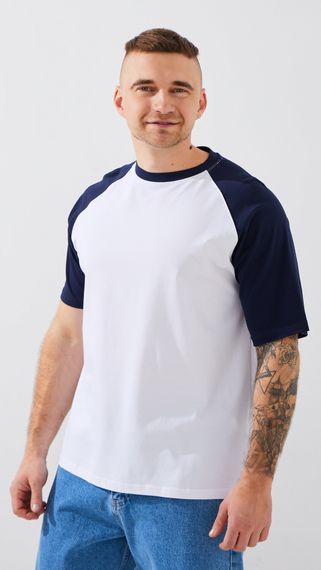 Футболка з принтом чоловіча GENUA G01222-0042 S Білий shop (2000999469312)