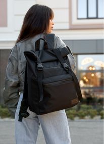 Жіночий рюкзак Sambag RollTop чорний 41 х 30 х 16 см (24238065)