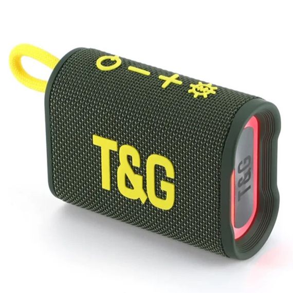 Bluetooth колонка з красивим підсвічуванням TG396, Колонка портативна акумуляторна AW-51 | Зображення 2