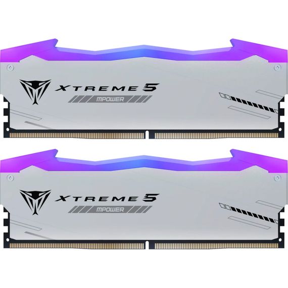Модуль пам&#039;яті для комп&#039;ютера DDR5 32GB (2x16GB) 6400 MHz Viper Xtreme 5 MPOWER RGB Patriot (PVXR532G64C32KM) | Зображення 1