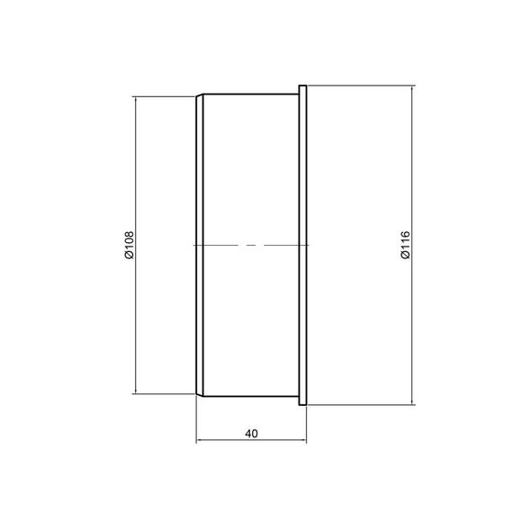 Заглушка PPR каналізаційна TA Sewage 110 TASCAPPP110 | Зображення 1