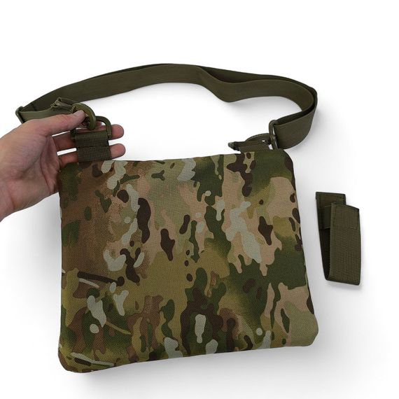 Чоловіча сумка нагрудна тактична, Сумка через плече військова, Тактичний рюкзак через плече | Зображення 8