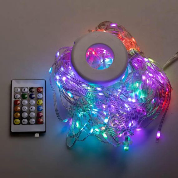 Розумна гірлянда Smart 200 LED довжина 2 м з керуванням зі смартфона прозора, мультиколор 1733042W | Зображення 4