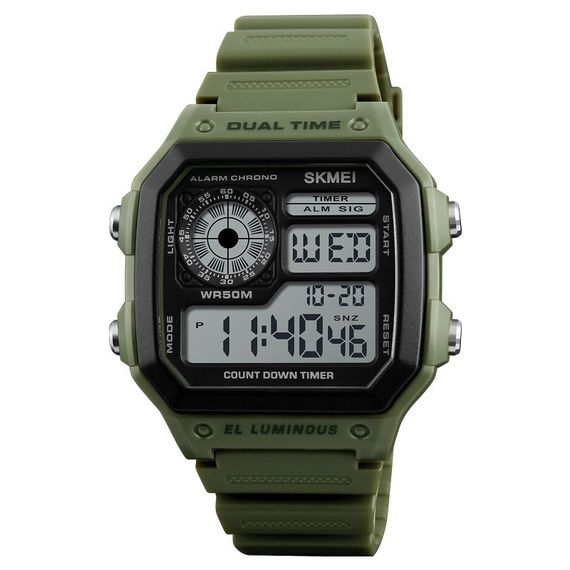 Годинник S2kmei 1299AG Army Green.