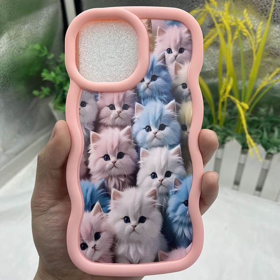 Чохол TPU Cloudy Pictures для Apple iPhone 16 Pro Max (6.9") Kittens | Зображення 1