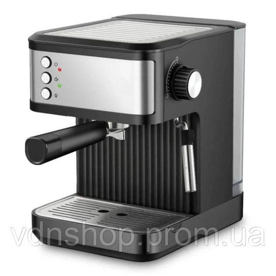 Эспрессо кофемашина Crownberg CB-1570 1200 Вт с рабочим давлением 20 бар и функцией приготовления 2 чашок LM-65