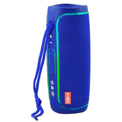 Портативна Bluetooth колонка з підсвічуванням LED TG288. Колір: синій | Зображення 2