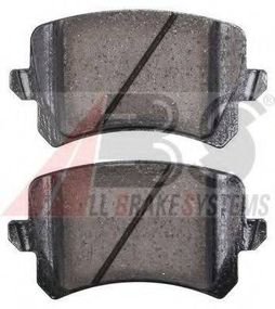 Колодка гальм. диск. AUDI Q3, VW PASSAT, TIGUAN задн. (вир-во ABS) A.B.S. 37739 на VW PASSAT (362)