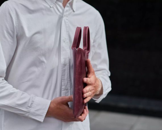 Чохол для ноутбука вінтажний Incarne Stem MacBook Air 15" 2023-2025 stem-burgundy-vintage-air-15 | Зображення 3