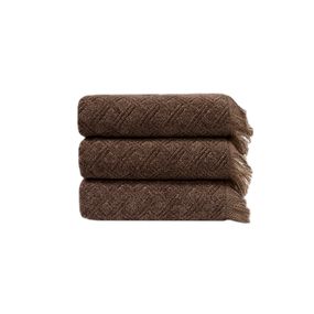 Рушник TAC 8592 Туреччина 50*90 см  Махра Кава