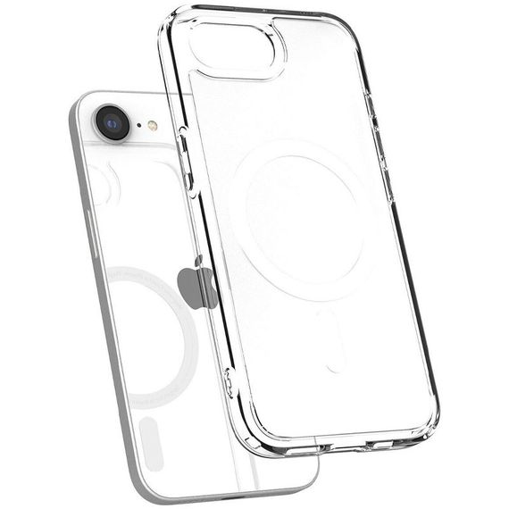 Чохол SGP Ultra Hybrid (MagFit) для Apple iPhone 16e (6.1") Прозорий | Зображення 2