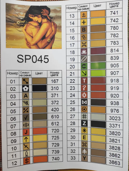 Алмазна мозаїка Обійми 40х50 см ColorArt  SP045 | Зображення 3