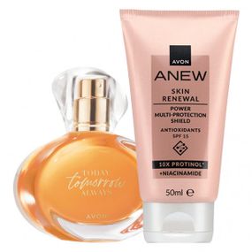 Подарочный набор Avon Tomorrow для Нее | Парфюм 50 мл + Крем для лица SPF15 50 мл