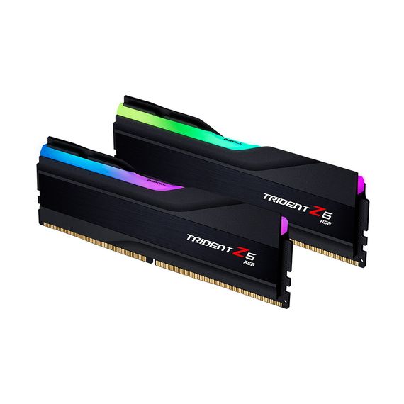 Модуль пам'яті для комп'ютера DDR5 96GB (2x48GB) 5600 MHz Trident Z5 RGB Matte Black G.Skill (F5-5600J4040D48GX2-TZ5RK) | Зображення 2