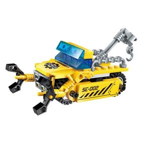 Детский Конструктор Qman 1408-1-8 транспорт, 76 дет Mobile Crane