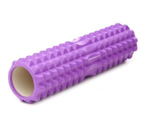 Масажний ролик (роллер) PowerPlay 4406 EVA Massage Roller Фіолетовий 45x12 см (PP_4406_Purple)