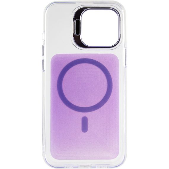 Чохол TPU+PC Jewel Sparkle with Magnetic Fit для Apple iPhone 15 Pro Max (6.7") Lavender Glitter | Зображення 2