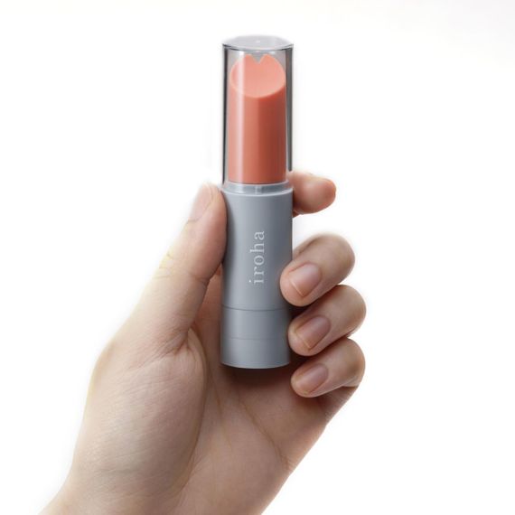 Вібратор-помада IROHA STICK Grey, дискретний міні вібратор для ніжної стимуляції | Зображення 5