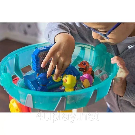 Набор Щенячий патруль Мегаспасательная станция с треком Мега колеса Оригинал Paw Patrol Rescue Wheels Tower HQ | Зображення 9