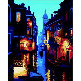 Картина по номерам ZiBi Вечерняя Венеция 40*50 см ART Line (ZB.64163) - Топ Продаж!