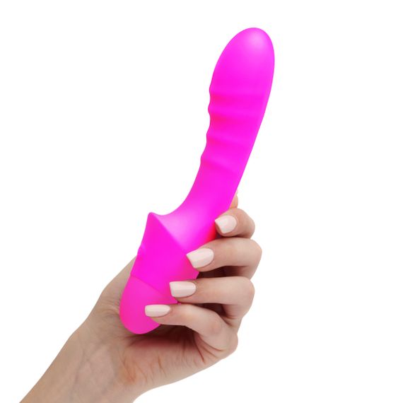 Ребристий вібратор для точки G Pash Ribbed G-spot Vibrator колір: помаранчевий So Divine (Велика Британія), Помаранчевий