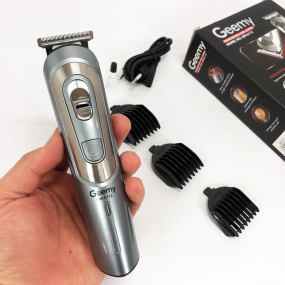 Профессиональная машинка для стрижки головы GEMEI GM-6112, Беспроводные машинки для стрижки легкие PJ-33 | Зображення 1