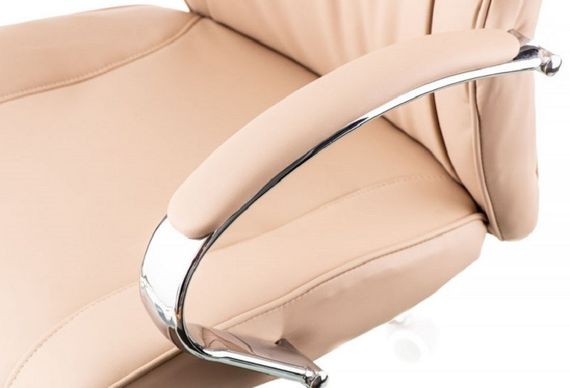 Офисное кресло Sicilia beige с высокой спинкой, на механизме Multiblock (с фиксацией в 4-х положениях) | Зображення 5