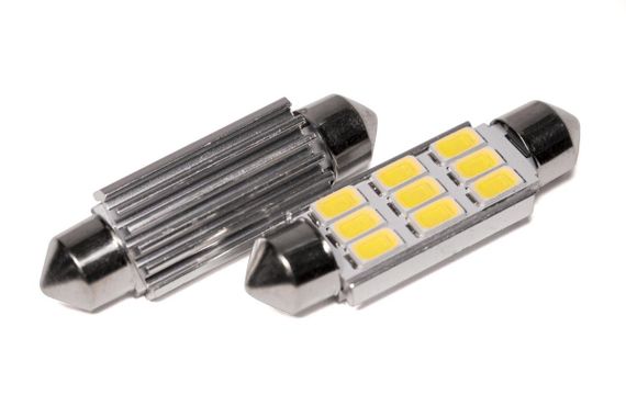 Світлодіодна лампа StarLight T11 9 діодів 5630 1.5 W 12 V WHITE / 41 mm / мультиполярна | Зображення 1