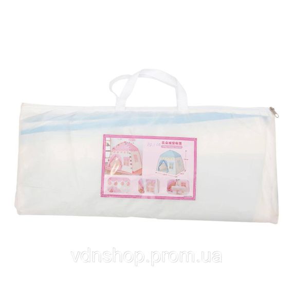 Дитячий ігровий намет будиночок 125×100×120 см намет будиночок для дітей Блакитний HP-S-1NDBL | Зображення 3