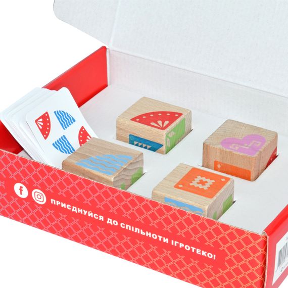 Навчальні логічні кубики "Склади візерунок" Igroteco 900477, 50 завдань на картках | Зображення 3
