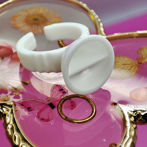 Подвійна палітра-кільце для клею і змішування фарб