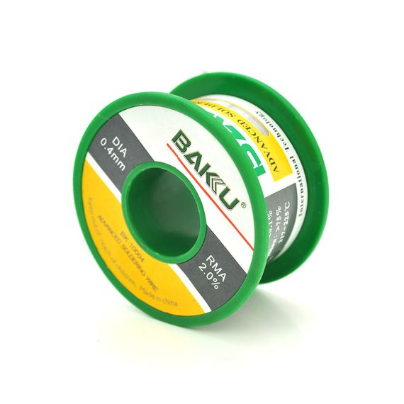 Припій BAKKU дротяний Solder wire BK10004 DIA 0, 4mm (50g)