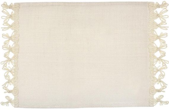 Набір 6 льняних підтарельників "Natural Beige" 30х45см, прямокутні