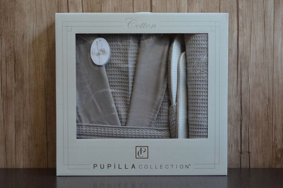 Чоловічий вафельний набір Pupilla Manhattan коричневий | Зображення 1