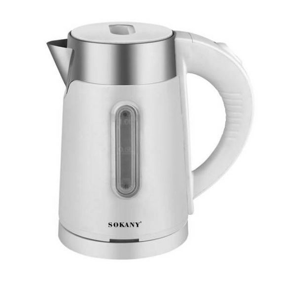 Электрочайник 1200W 1л Sokany SK-09016 Белый