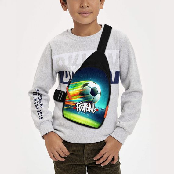 Сумка через плече дитяча Футбол 29х17 см сумка слінг для хлопчика (02239)