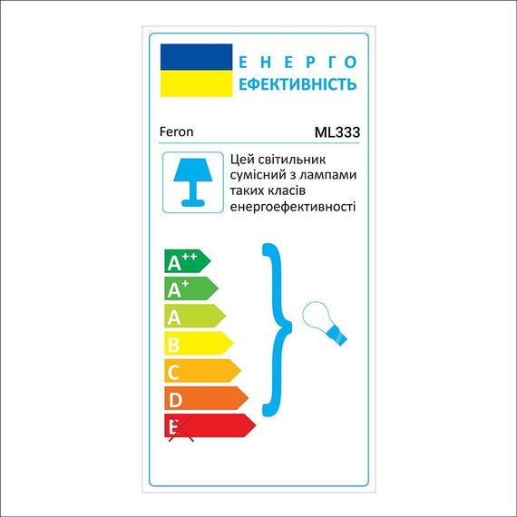Трековий світильник Feron ML333 під лампу чорний | Зображення 1