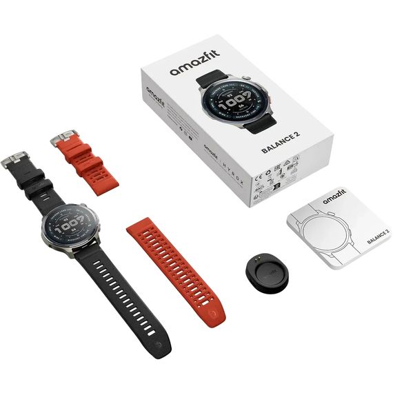 Смарт-годинник Amazfit Balance 2 Чорний W2430GL1N (1167420) | Зображення 6