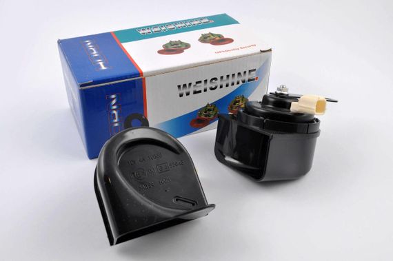 Сигнали (пара) равлика, 12V, кріплення (чорні) WEISHINE