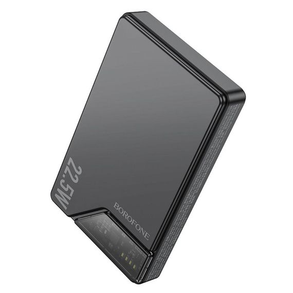 Універсальна Мобільна Батарея Power Bank Borofone BJ49 Astute 22.5W+PD20W magnetic 10000mAh Колір Чорний | Зображення 4