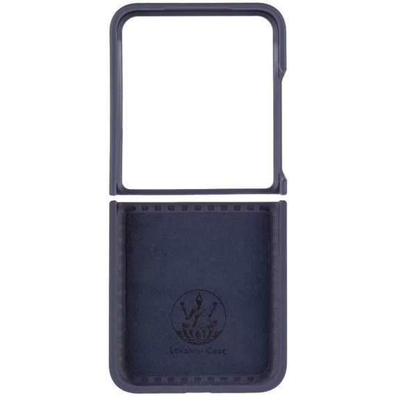 Чохол Foldables Silicone Cover Lakshmi (AAA) для Samsung Galaxy Z Flip7 Темно-синій / Midnight blue | Зображення 2