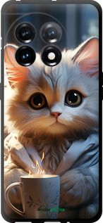 Чохол на OnePlus 11 Білий кіт "5646b-2940-2448"