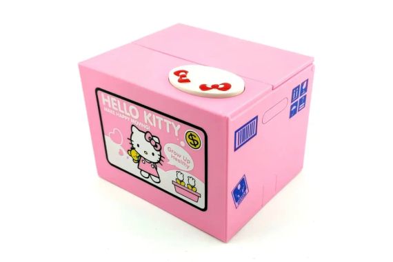 Інтерактивна скарбничка Hello Kitty Piggy Banк рожевий | Зображення 1
